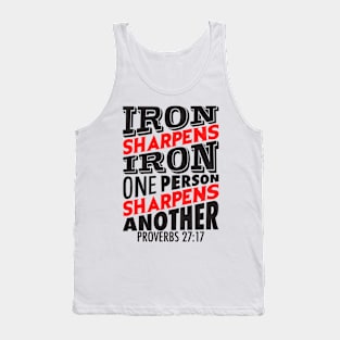 Proverbs 27:17 Tank Top